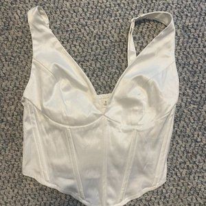 White Corset Top